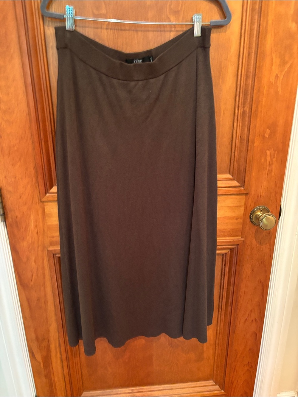 Women's Midi Skirt in Olive Green